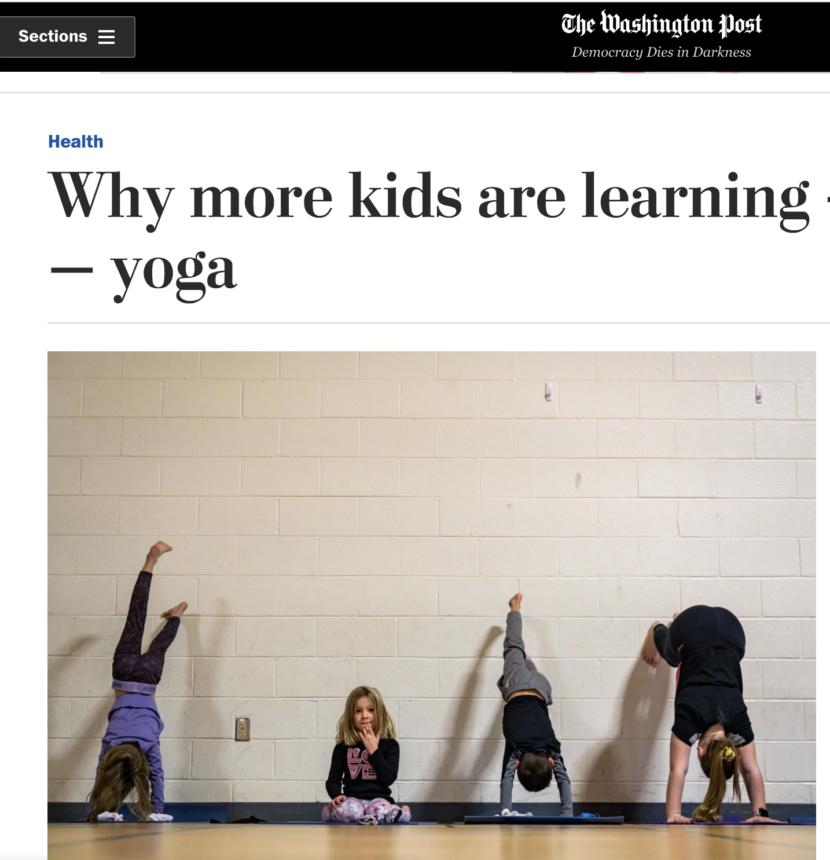 The Washington Post - by Brianna Randall - health kids yoga