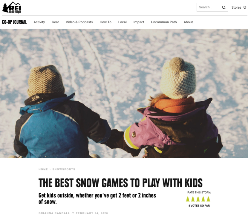 best snow games for kids by brianna randall
