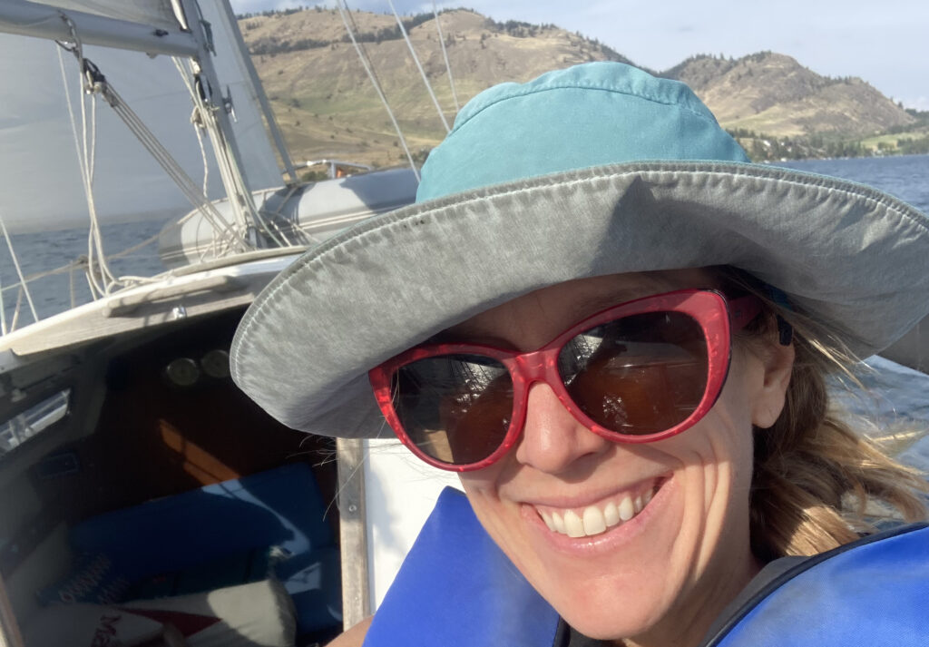 Brianna Randall sails solo in Montana - sail like a mother