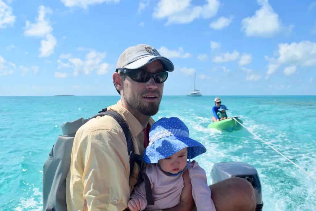 family sailing - brianna randall in the bahamas