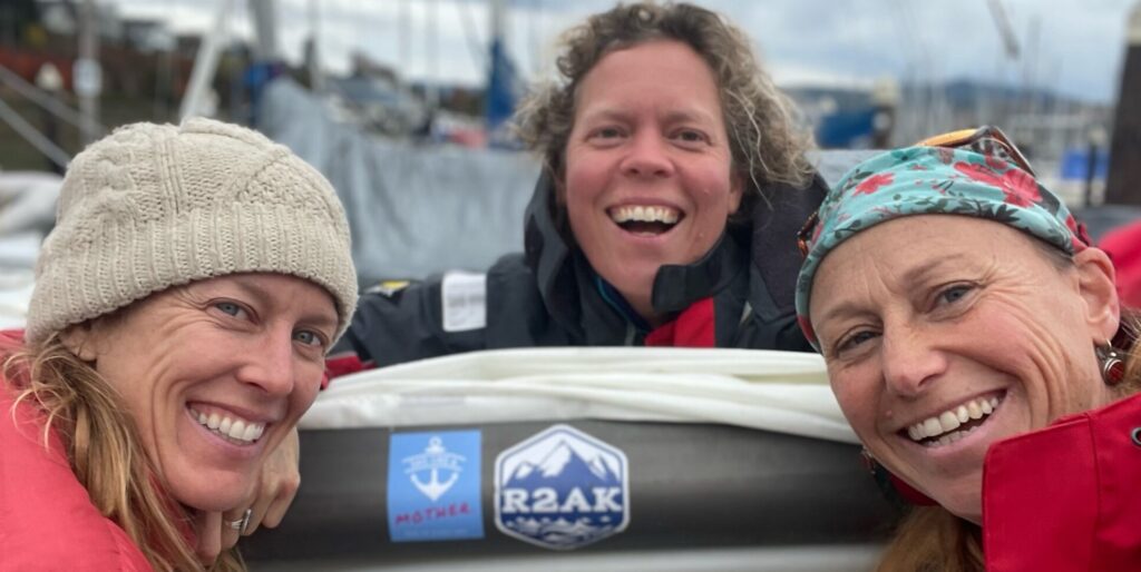 katie melissa brianna - team sail like a mother - race to alaska 204