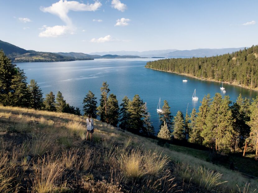 Sailing montana's flathead lake by brianna randall